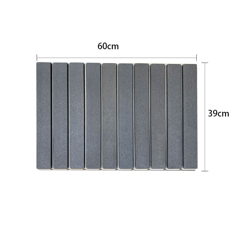 Diatomite Tableware Drying Mat Foldable Kitchen
