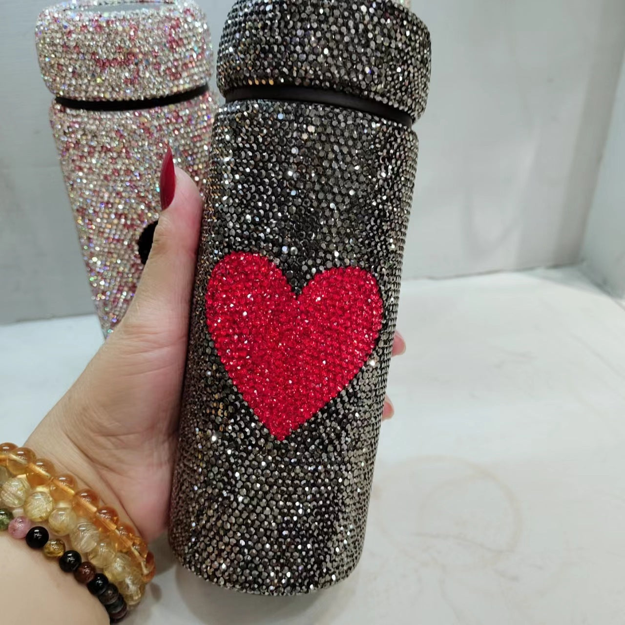 Intelligent Temperature Measurement LED Touch Number Display Temperature Water Cup