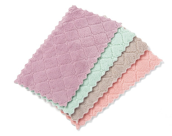 Kitchen dishcloth Water absorbent and oil-free towel