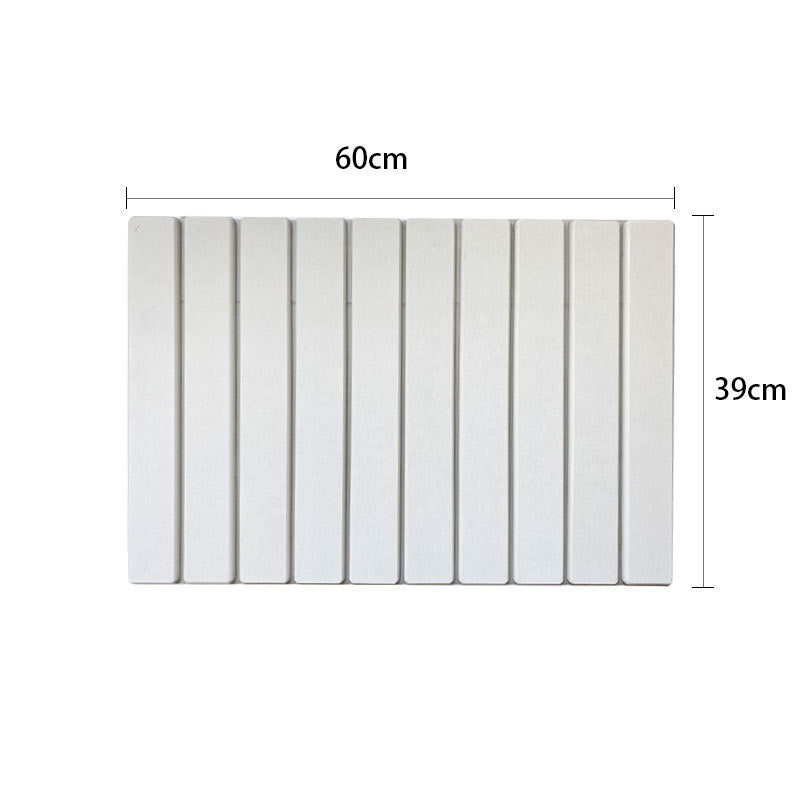 Diatomite Tableware Drying Mat Foldable Kitchen