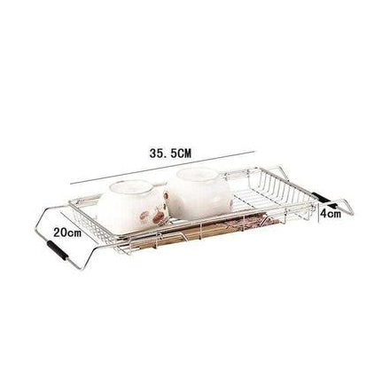 Removable Dish Drying Rack for Kitchen Counter Pantry