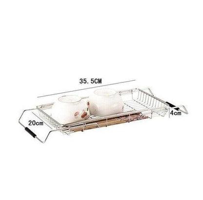 Removable Dish Drying Rack for Kitchen Counter Pantry