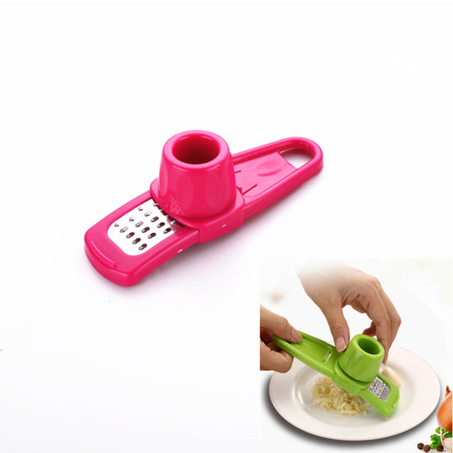 Garlic Press Multifunctional Four-In-One Garlic Pressing Garlic Machine Creative Kitchen Manual Garlic Machine