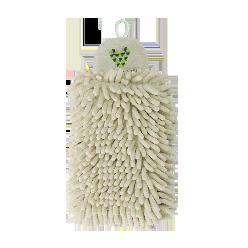 Hanging Absorbent Kitchen Towel Chenille Towel