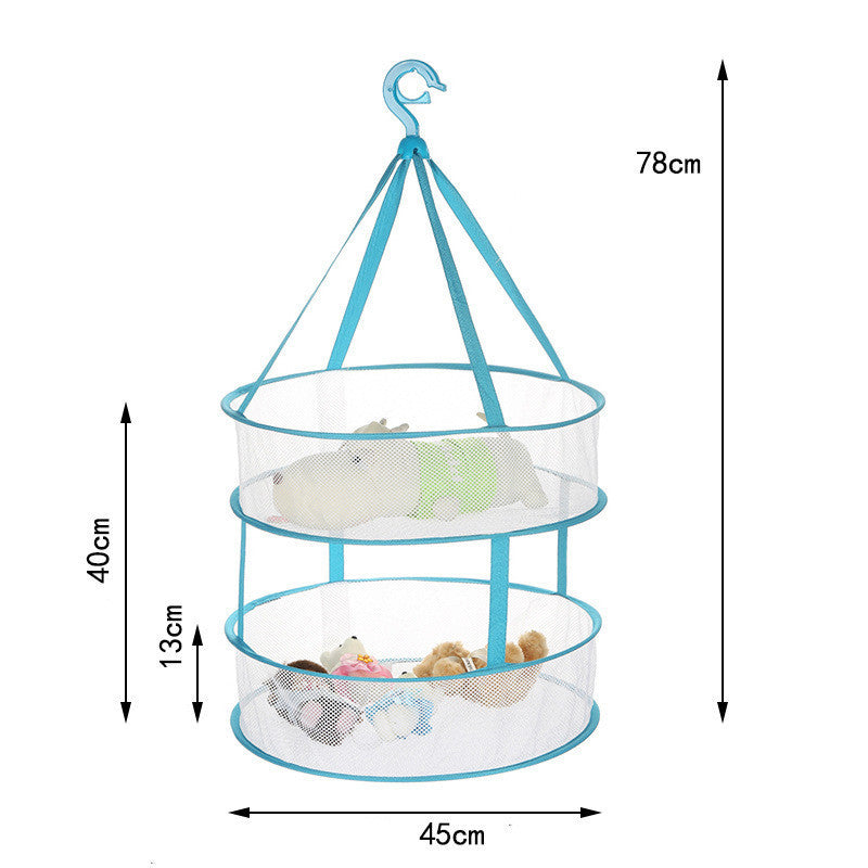 Foldable drying basket