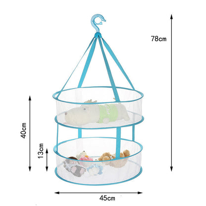 Foldable drying basket