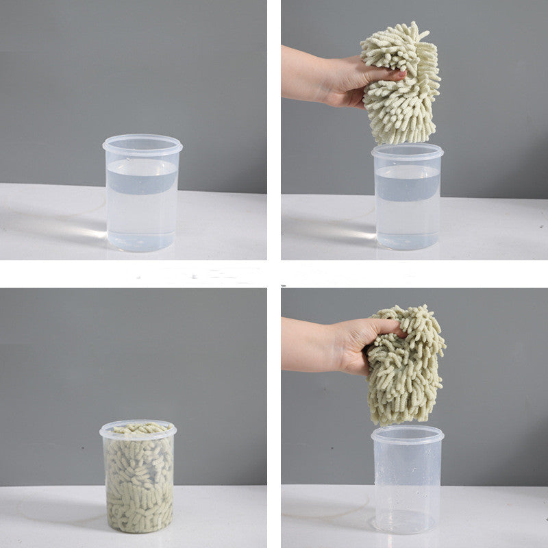Hanging Absorbent Kitchen Towel Chenille Towel